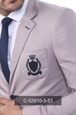 2-Buttons-3-Pockets-Crested-Cotton-Beige-Jacket-1