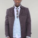 4 Buttons Brown Coat - Wessi