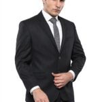 4 Drop Cachet Smoked Men Blazer - Wessi