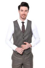 Beige Men's Vest