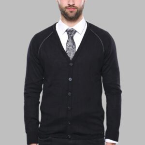 Black Cotton Knitwear - Wessi