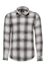 Checked Beige Men Lumberjack Shirt