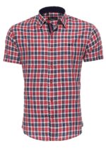 Checked-Short-Sleeves-Navy-Blue-Men-Shirt-Wessi-2