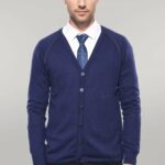 Cotton Knitwear Navy Blue - Wessi