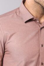 Dot-Patterned-Brown-Shirt-Wessi-Wessi-1