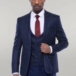 Dot-Patterned Vested Suit | Wessi