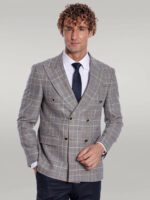 Double-Breasted-Checked-Anthracite-Men-Blazer-Wessi-3