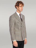 Double-Breasted-Checked-Grey-Men-Blazer-Wessi-3