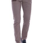Gabardin Plain Beige Men Pants - Wessi