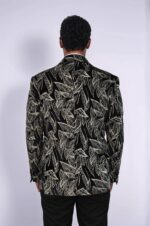 Glittery-Slim-Fit-Black-Men-Wedding-Tuxedo-Blazer-Wessi-2