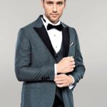 Green Removable Lapel Tuxedo | Wessi
