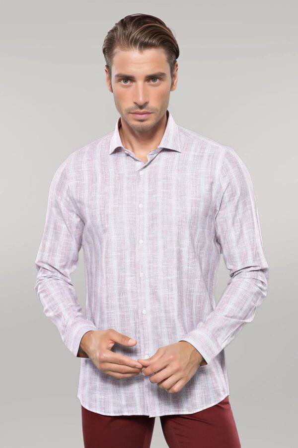Light Red Checked Shirt - Wessi