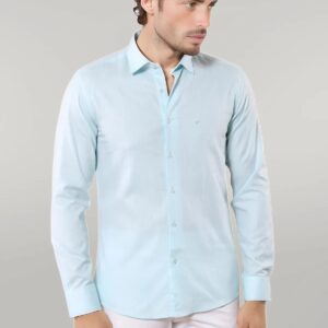 Oxford Patterned Green Shirt - Wessi