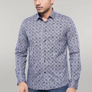 Patterned Long Sleeve Shirt | Wessi
