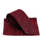 Patterned Men Claret Red Tie – Wessi