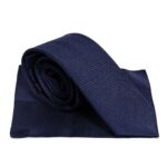 Patterned Men Navy Blue Tie – Wessi