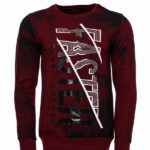 Patterned Slim Fit Brown Sweatshirt - Wessi