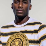 Patterned Slim Fit White Sweatshirt - Wessi