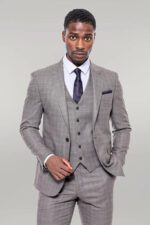 Patterned-Vested-Slim-Fit-Brown-Men-Suit-Wessi-4