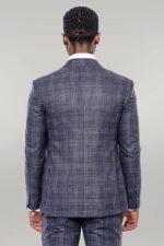 Patterned-Vested-Slim-Fit-Navy-Blue-Mens-Suit-Wessi-3