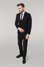 Plaid-3-Piece-Black-Suit-Wessi-1
