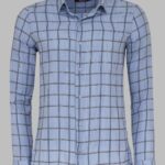 Plaid Slim Fit Blue Men Shirt - Wessi
