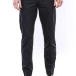 Plain Anthracite Men Pants - Wessi