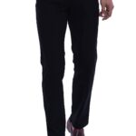 Plain Covered Pocket Suede Black Men Pants - Wessi