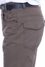 Plain-Covered-Pocket-Suede-Brown-Men-Pants-Wessi-1
