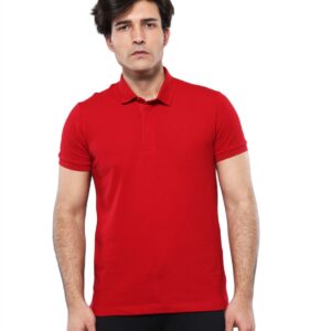 Polo Plain Red T-Shirt - Wessi