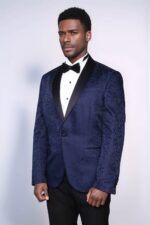 Shawl-Lapel-Floral-Patterned-Navy-Blue-Men-Tuxedo-Evening-Blazer-Wessi-2