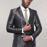 Shiny Anthracite Men's Suit | Wessi
