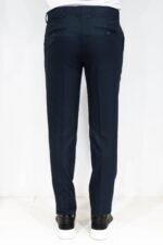 Slim-Fit-Textured-Oil-Green-Men-Trousers-Wessi-3