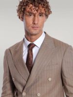 Striped-Double-Breasted-Light-Brown-Men-Blazer-Wessi-1