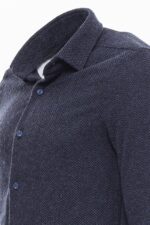 Thick-Patterned-Navy-Blue-Men-Lumberjack-Shirt-Wessi-3