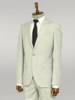 Two-Piece-Slim-Fit-Single-Button-Light-Grey-Men-Suit-Wessi-1