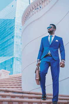 Blue Suit