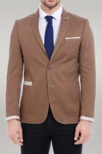 2-Button-Bag-Pocket-Tan-Jacket-Wessi-1