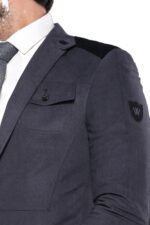 2-Button-Bag-Pocket-Velvet-Grey-Jacket-Wessi-1