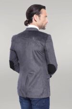 2-Button-Bag-Pocket-Velvet-Grey-Jacket-Wessi-3