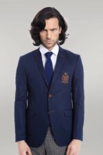 2-Buttons-3-Pockets-Crested-Cotton-Blue-Jacket-Wessi-1