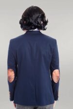 2-Buttons-3-Pockets-Crested-Cotton-Blue-Jacket-Wessi-2