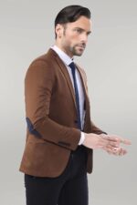 2-Buttons-3-Pockets-Crested-Cotton-Tan-Jacket-1