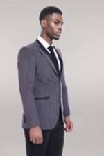 2-Buttons-Pocket-Piping-Velvet-Grey-Jacket-2