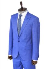 2-Piece-Patterned-Slim-Fit-Blue-Men-Suit-Wessi-4