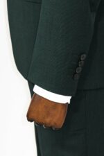 2-Piece-Patterned-Slim-Fit-Dark-Green-Men-Suit-Wessi-4