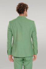 2-Piece-Patterned-Slim-Fit-Green-Men-Suit-Wessi-3
