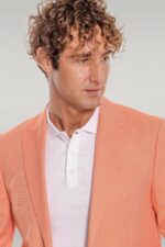 2-Piece-Patterned-Slim-Fit-Orange-Men-Suit-Wessi-2