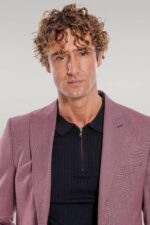 2-Piece-Patterned-Slim-Fit-Purple-Men-Suit-Wessi-2