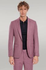2-Piece-Patterned-Slim-Fit-Purple-Men-Suit-Wessi-5